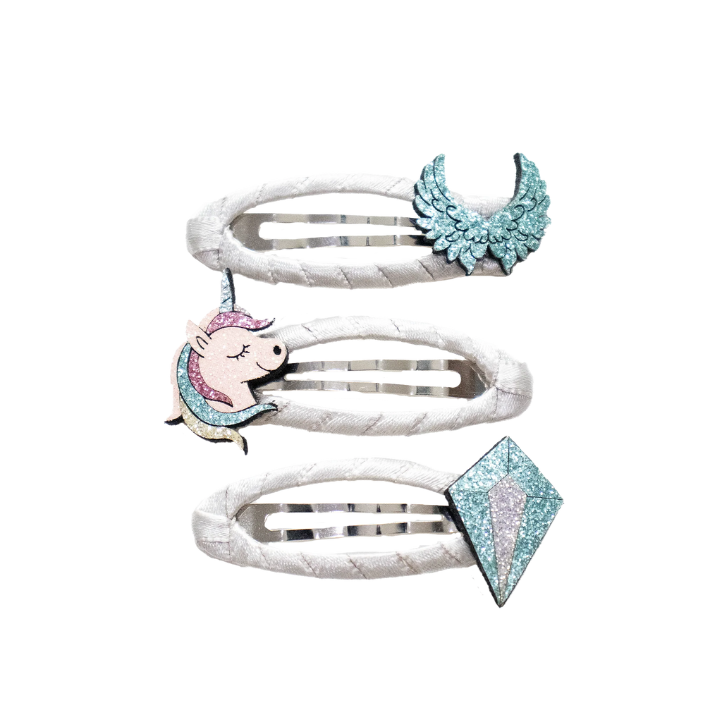Trio Barrettes Premium Enfant - Trésors des Glaces - YUKO B
