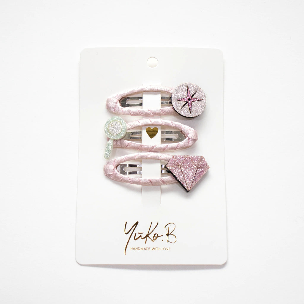 Trio Barrettes Premium Enfant - Les Petites Exploratrices