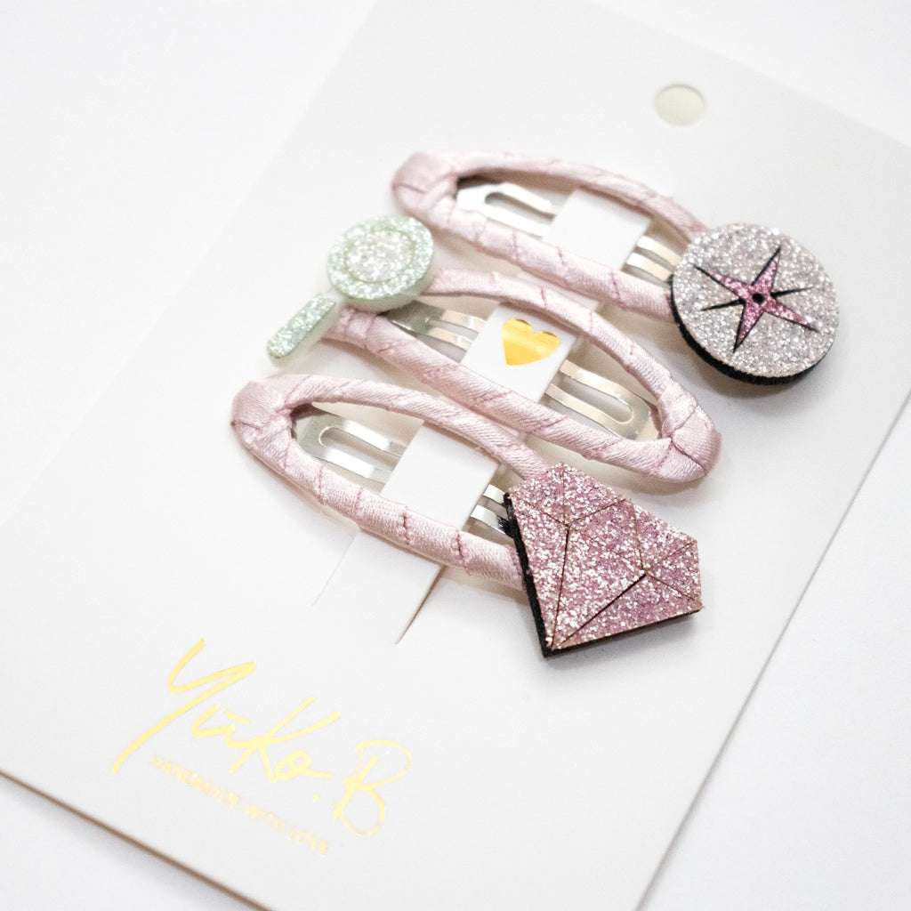 Trio Barrettes Premium Enfant - Les Petites Exploratrices
