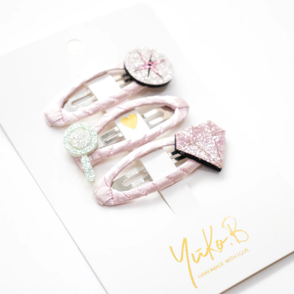 Trio Barrettes Premium Enfant - Les Petites Exploratrices