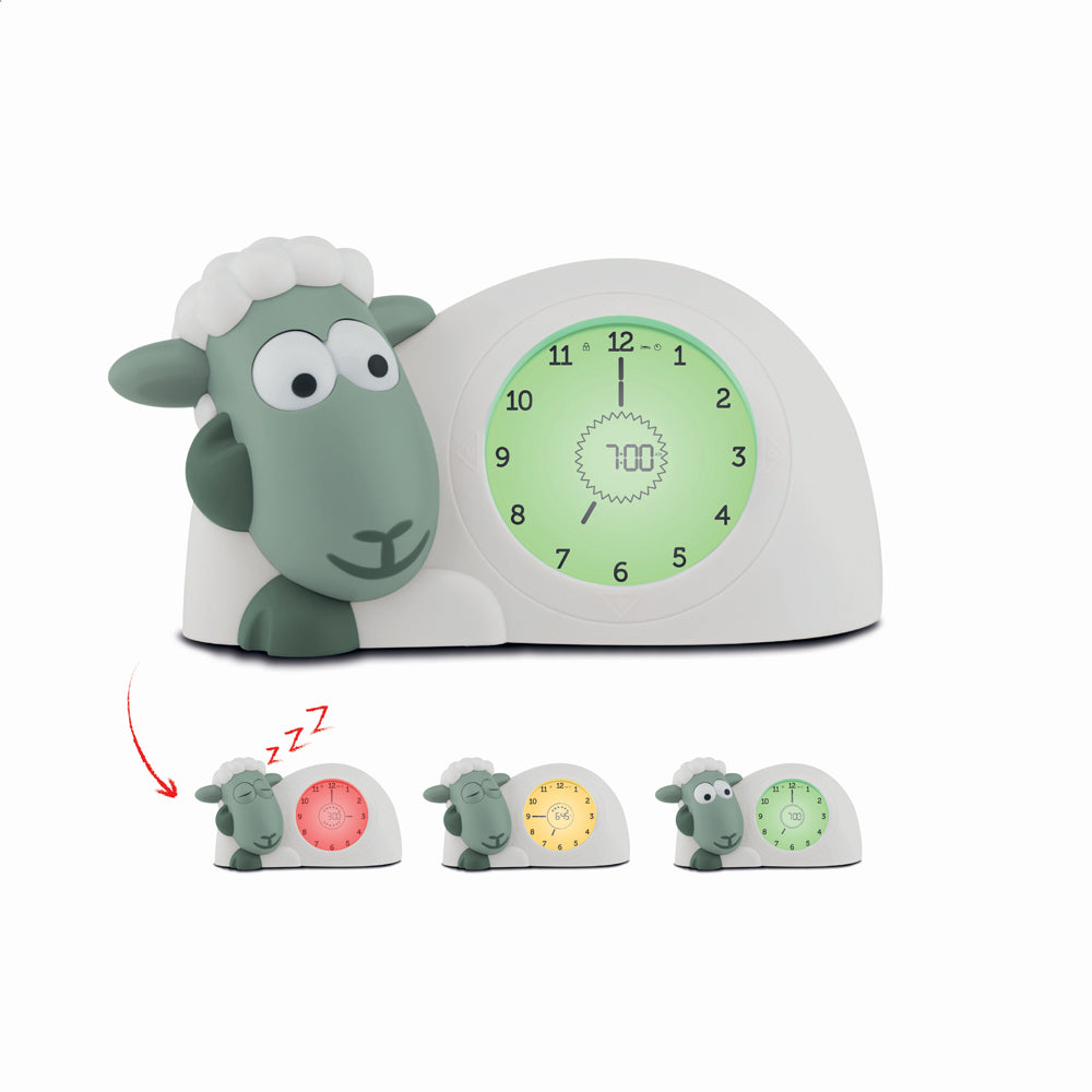 Zazu – Sam le mouton – Réveil éducatif avec veilleuse – sauge