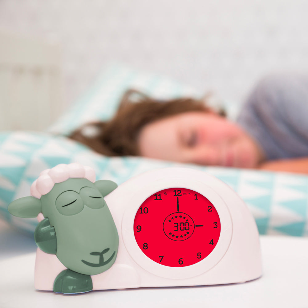 Zazu – Sam le mouton – Réveil éducatif avec veilleuse – sauge