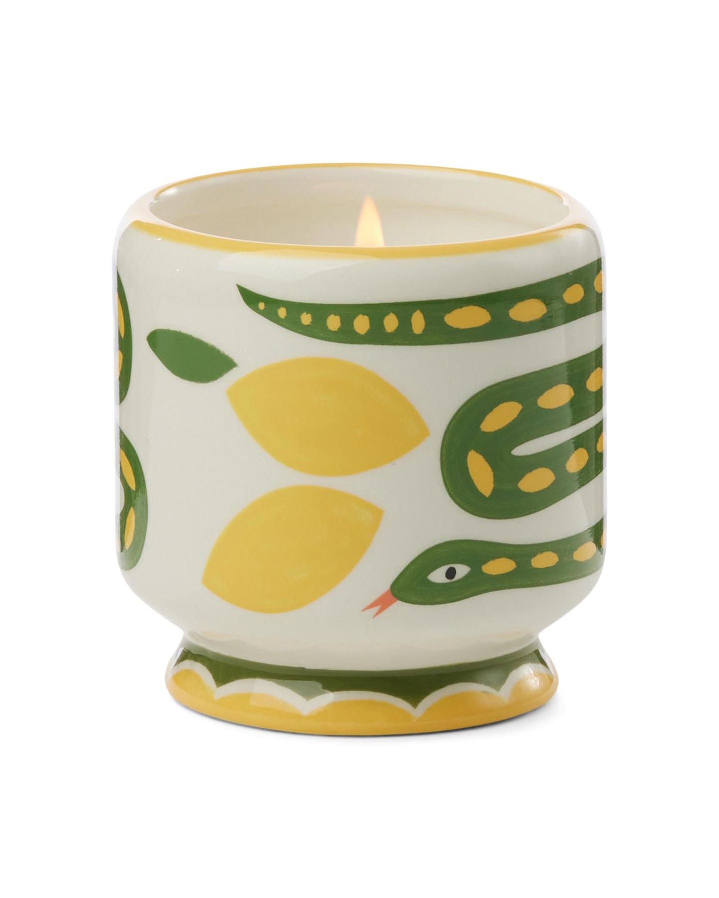 Bougie en céramique Adopo Snake - Wild Lemongrass