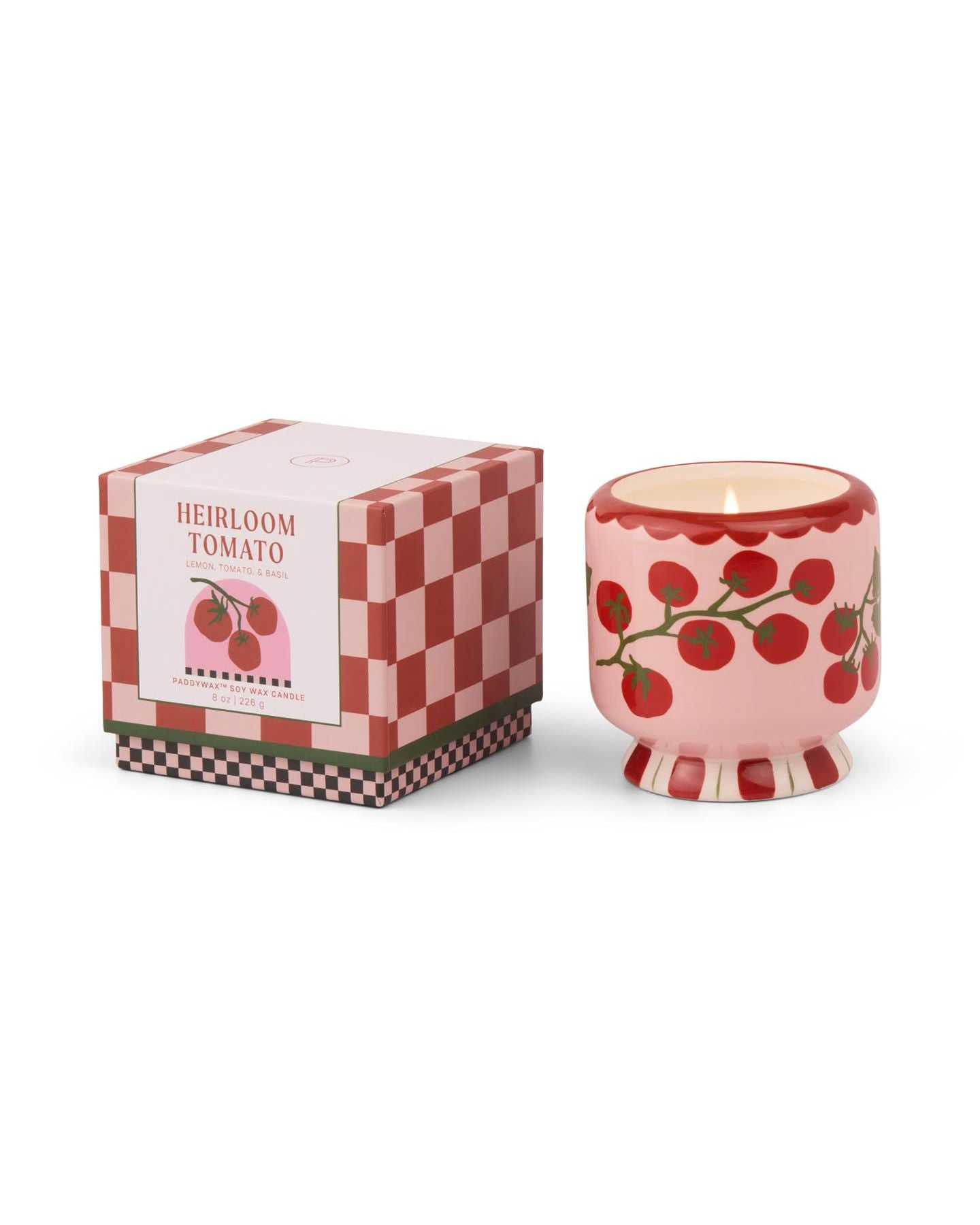 Bougie en céramique Adopo Tomato Vine - Heirloom Tomato