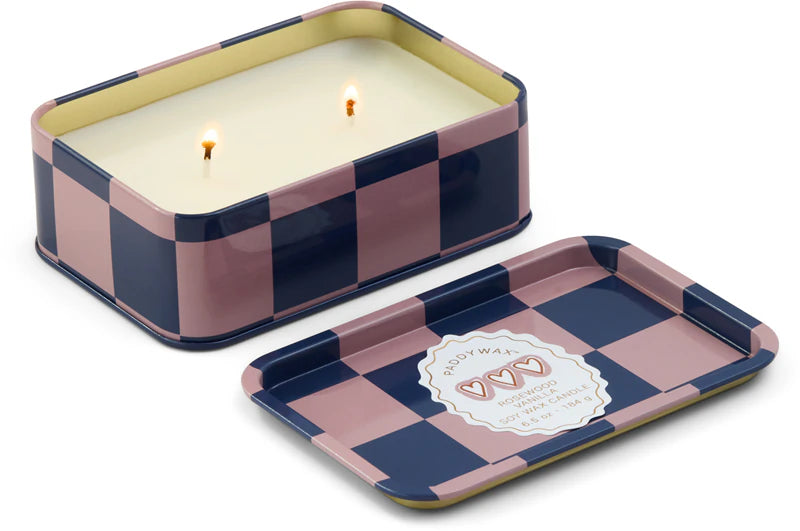 Bougie parfumée en métal Rosewood Vanilla