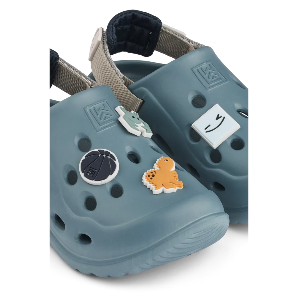 Sandales Milas - Mélange bleu baleine