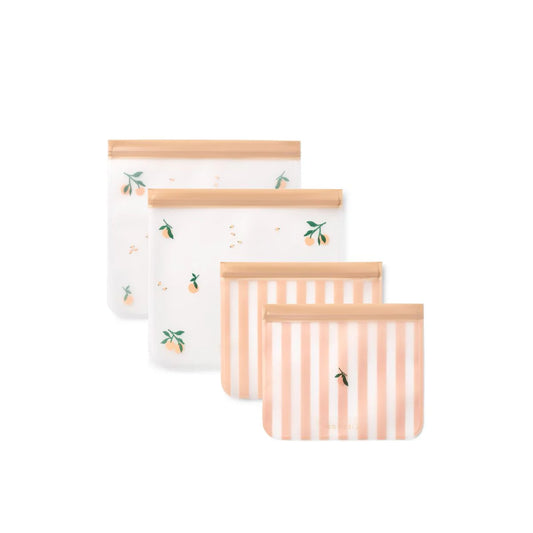Sacs Alimentaires Réutilisables - REBUS - Peach / Sea shell