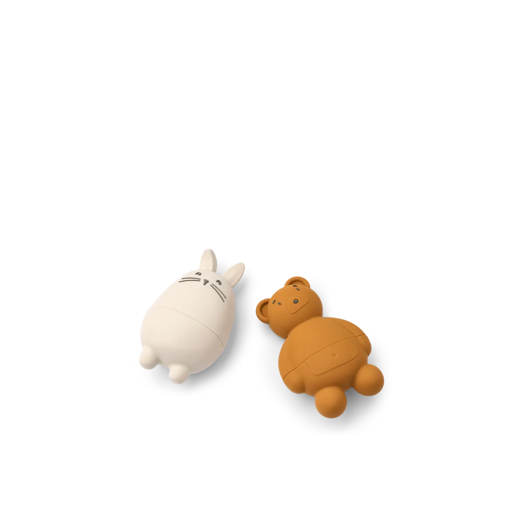 Duncan Classic Silicone Bath Toys - Mustard / Sandy