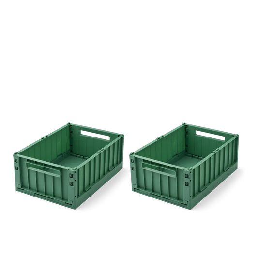 Lot de 2 boîtes de rangement - WESTON Taille M - Dusty ivy