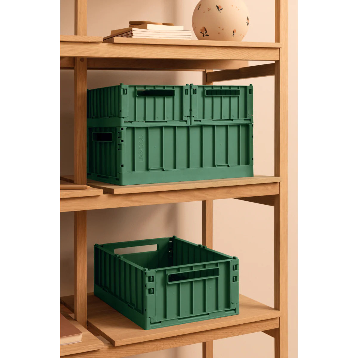 Lot de 2 boîtes de rangement - WESTON Taille M - Dusty ivy