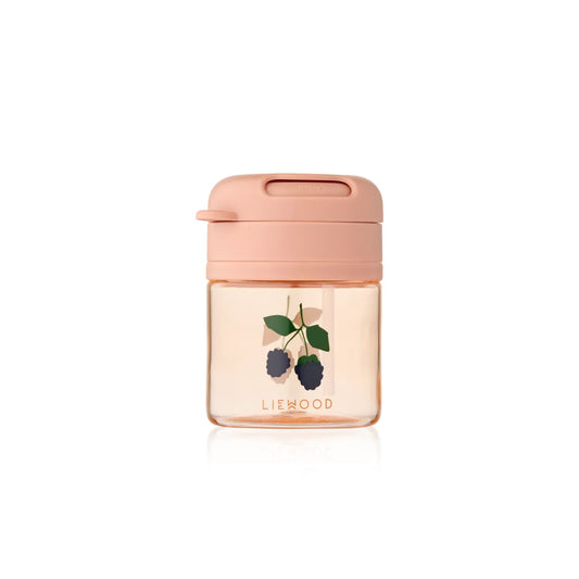 Gobelet avec paille en Tritan Pavia 280 ml - Berry / Pale Tuscany