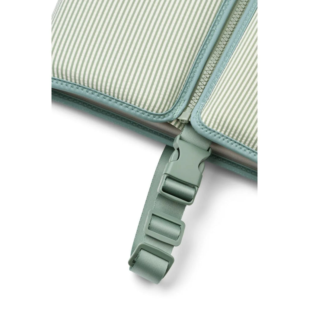 Gilet de Bain en Tissu Gaufré DOVE Peppermint / Sandy