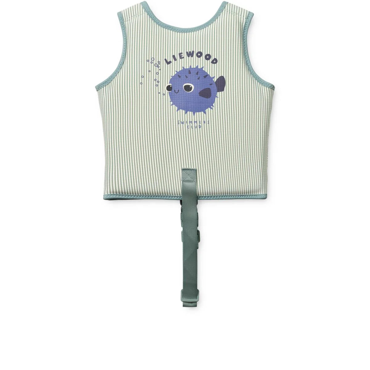 Gilet de Bain en Tissu Gaufré DOVE Peppermint / Sandy
