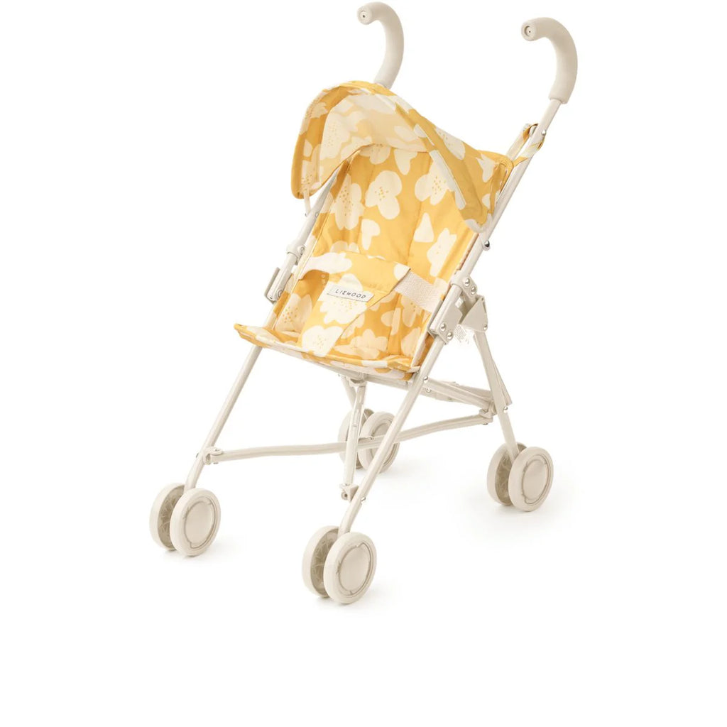 Poussette pour poupée Elsie - Flower / Lemon yellow