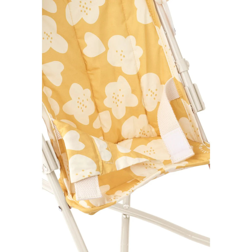 Poussette pour poupée Elsie - Flower / Lemon yellow