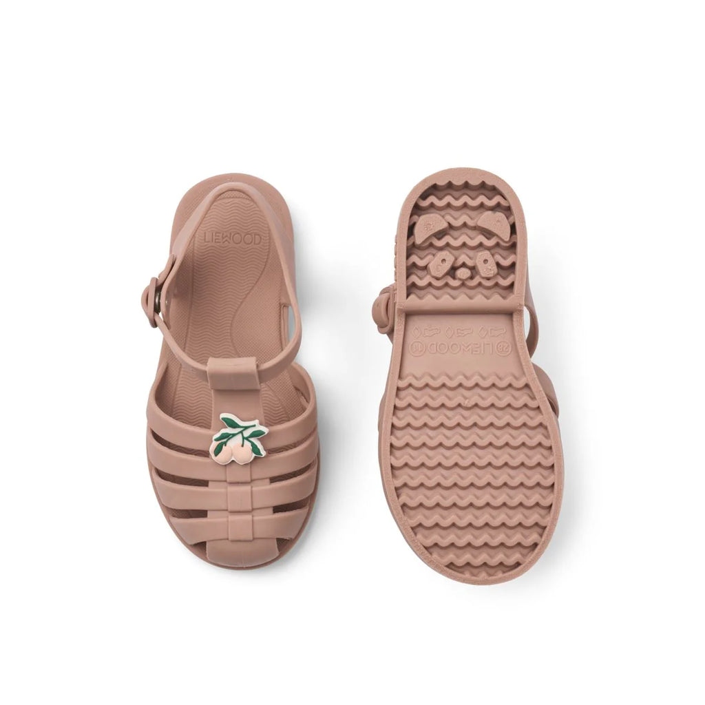 Sandales de plage avec Breloques BRE - Peach / Dark rose