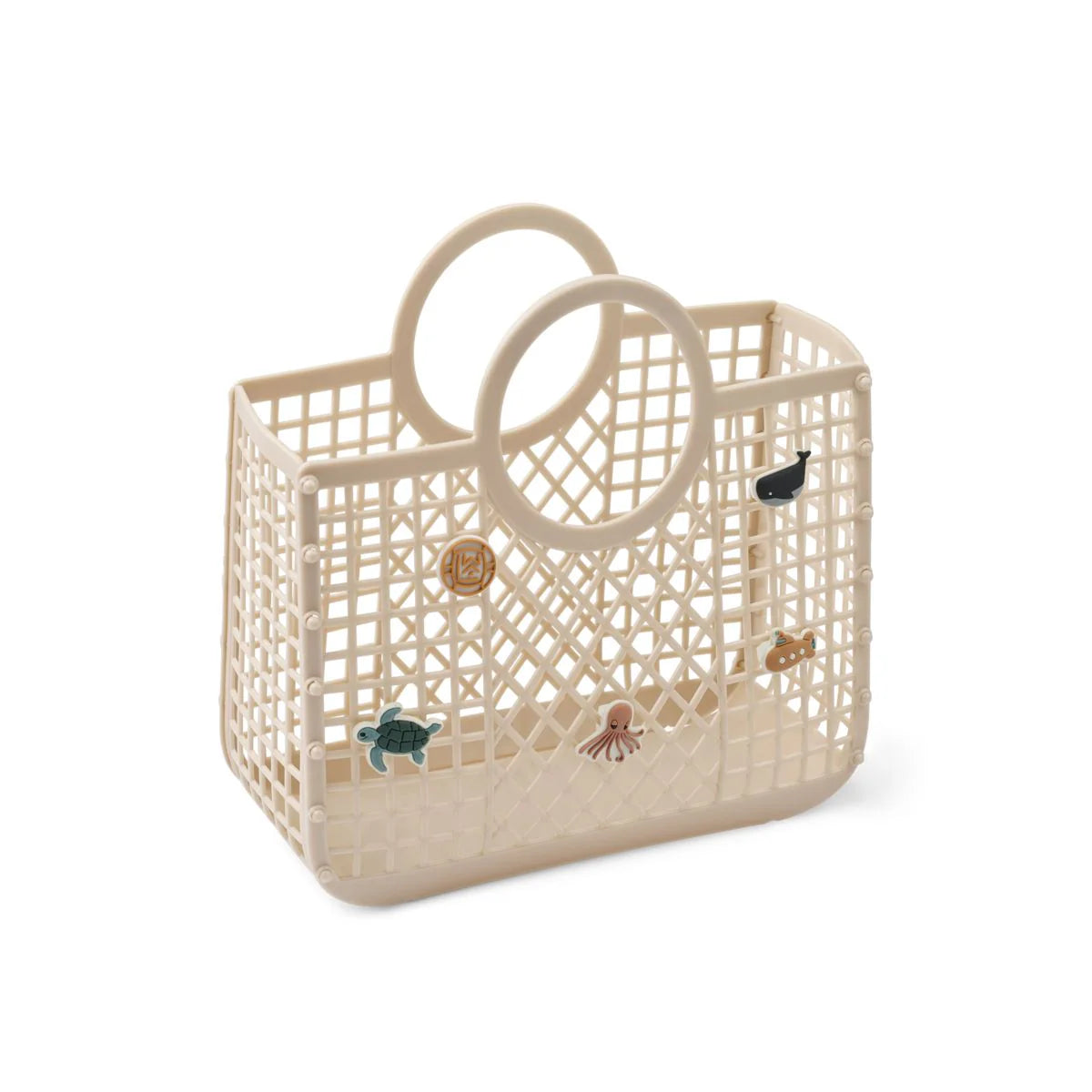 Panier Samantha avec charms - Sable