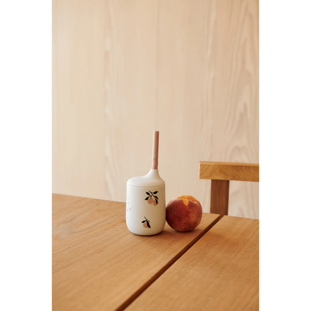 GOBELET AVEC PAILLE ELLIS PEACH / SEA SHELL MIX