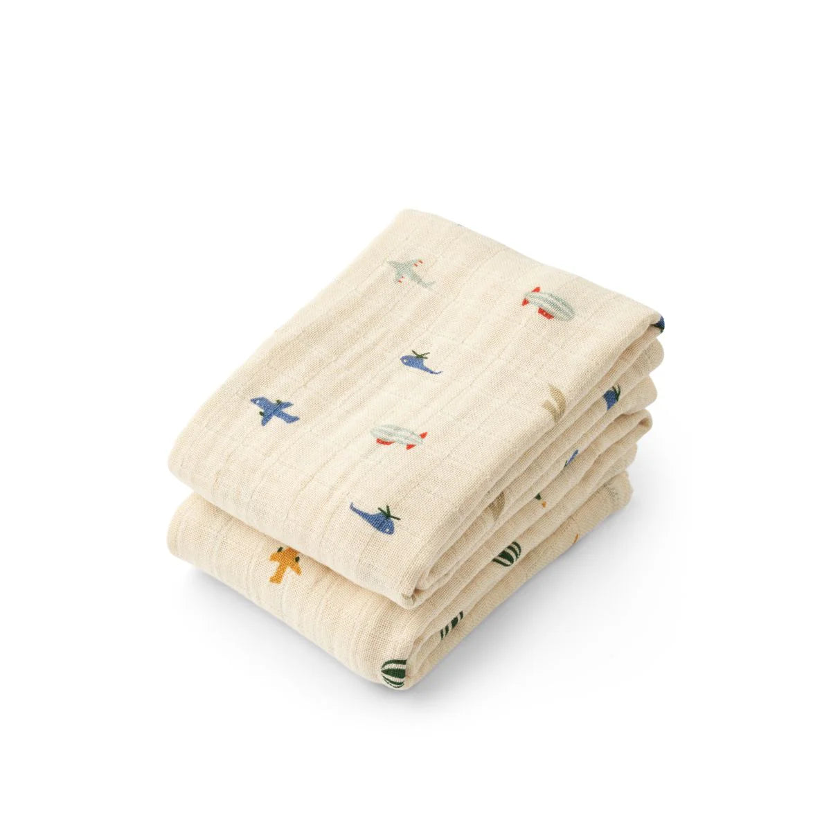 Lot de 2 langes en mousseline Lewis - Aviator