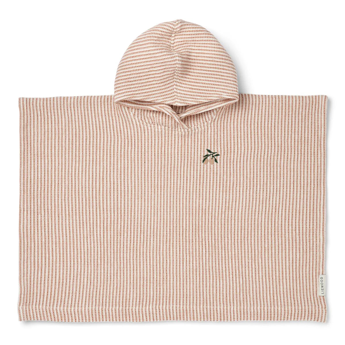 PONCHO BRODERIE PACO TUSCANY ROSE / CREME DE LA CREME