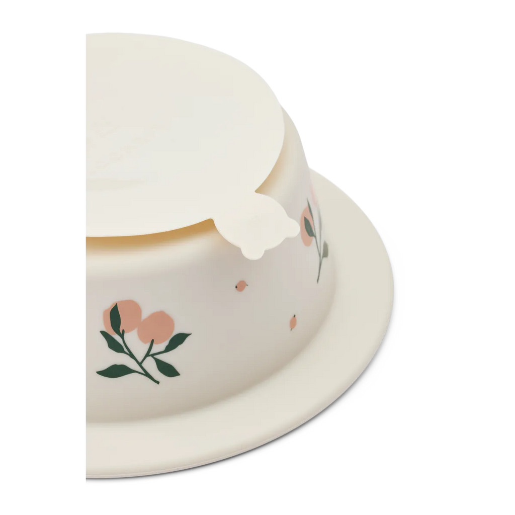 Double Bol à Ventouse Imprimé PEONY - Peach / Sea shell