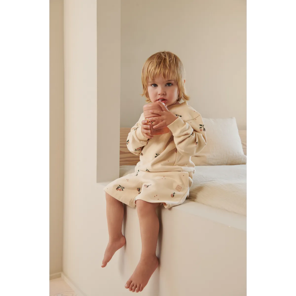 Gobelet avec paille en Tritan Pavia 280 ml - Pêche / Coquillage