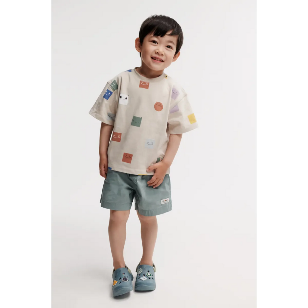 Sandales Milas - Mélange bleu baleine