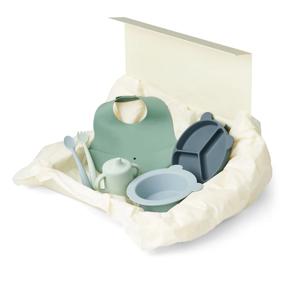 Coffret repas Stina Mr bear / Dusty mint multi mix