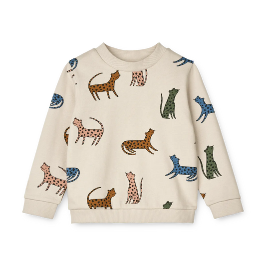 Sweat-shirt imprimé Thora - Léopard multi mix