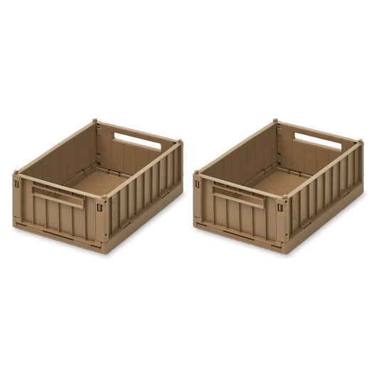 LOT DE 2 BOÎTES DE RANGEMENT TAILLE M WESTON OAT