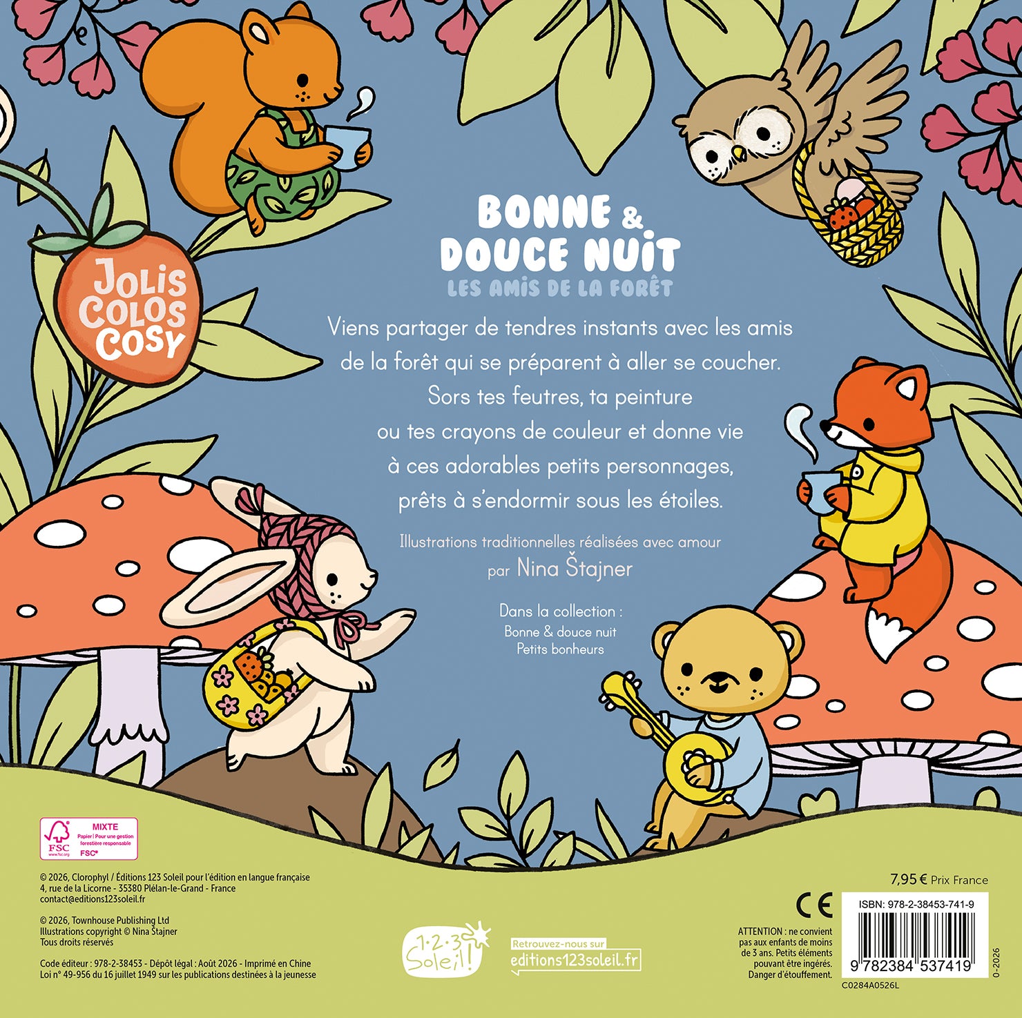 Jolis colos cosy – Bonne & douce nuit les amis de la forêt