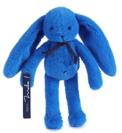 Calin de poche 16cm - Lapin bleu électrique