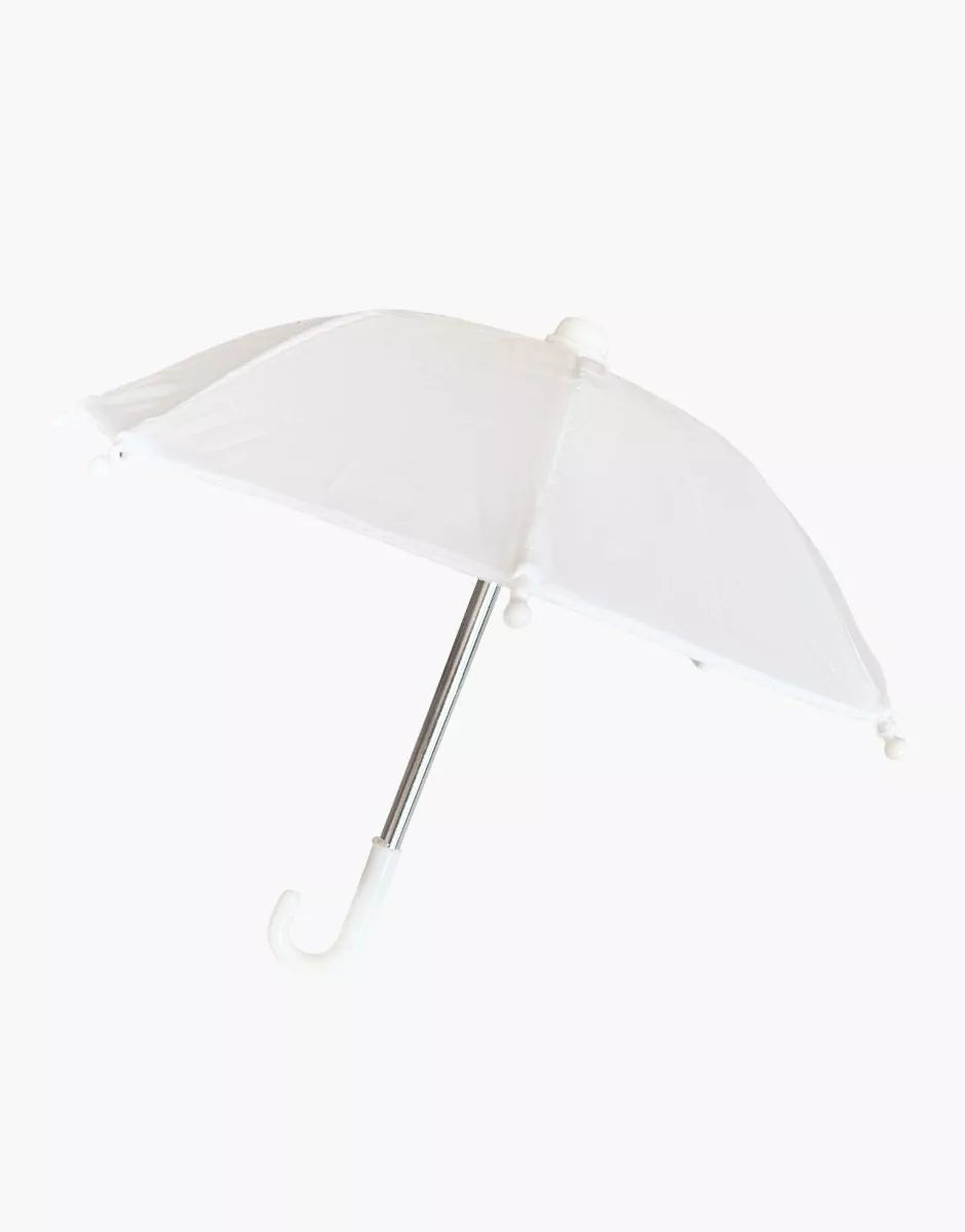 Parapluie pour poupée blanc