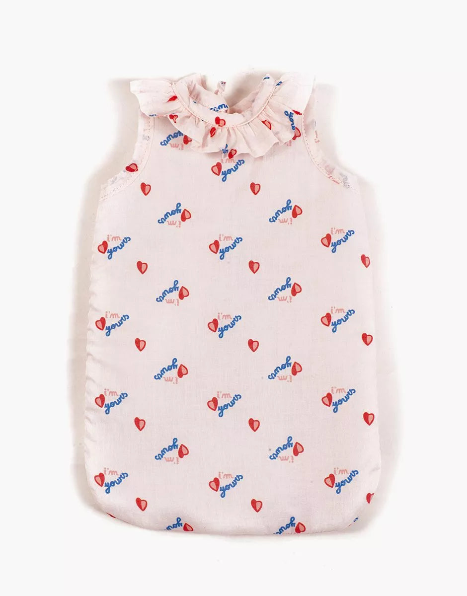 Turbulette poupée à collerette I'm yours