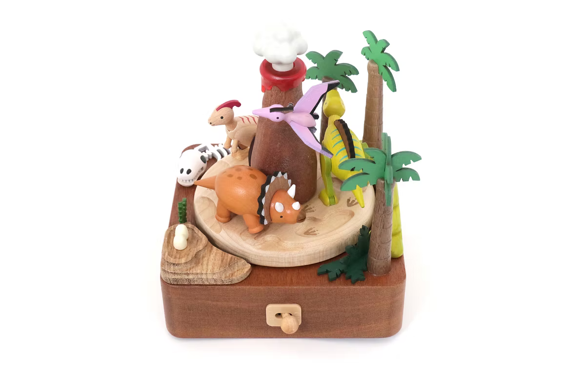 Boîte à Musique Volcan & Dinosaures n°48