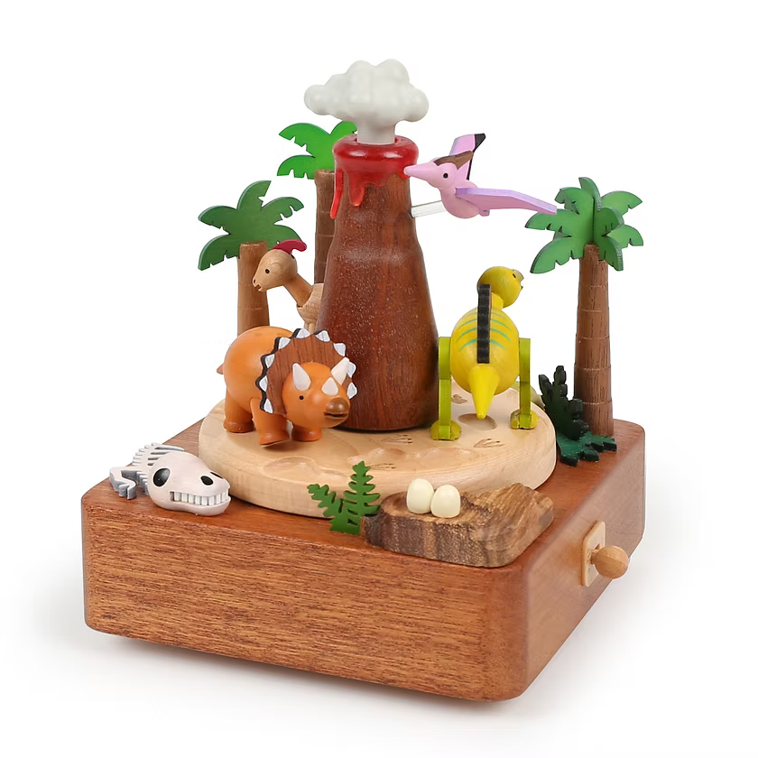 Boîte à Musique Volcan & Dinosaures n°48