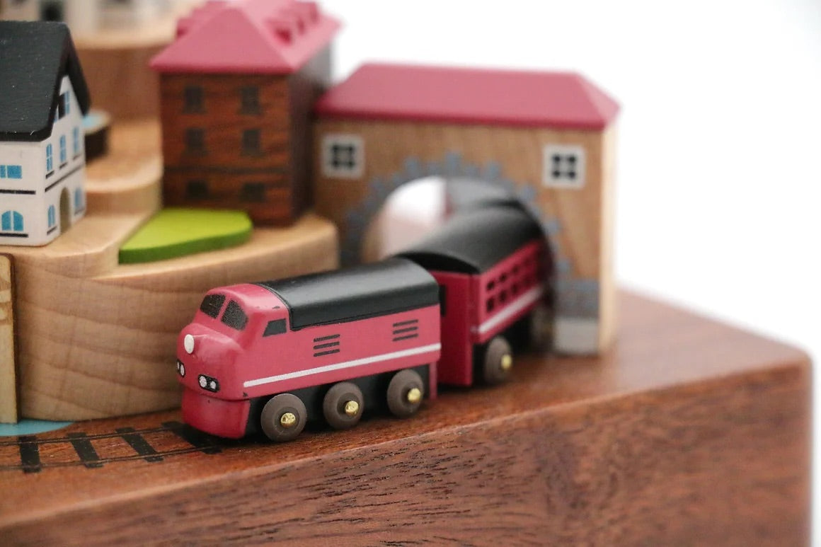 Boîte à musique Train en automne n°14