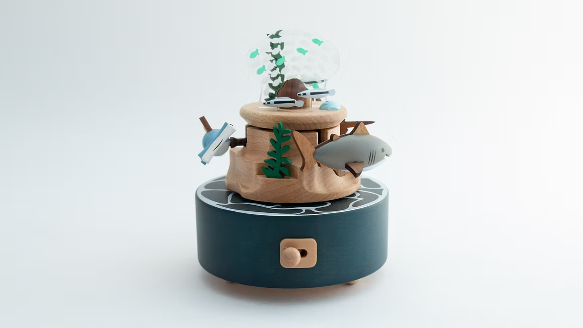 Boîte à Musique Poissons des profondeurs n°60