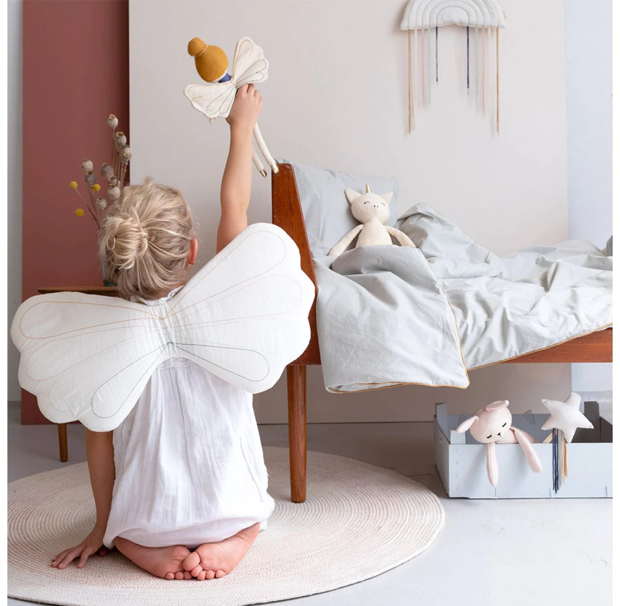 Déguisement - Ailes de papillon - Naturel