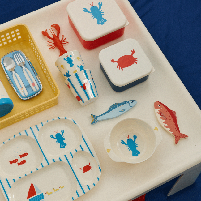 Set de couverts crabe - Petit Matelot