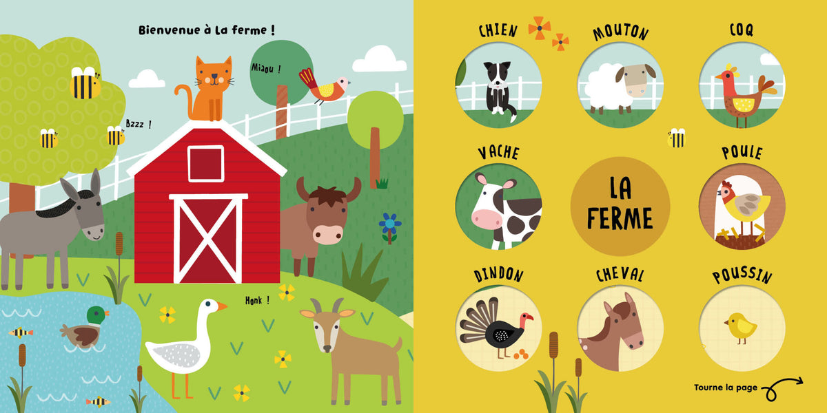 Tourne et découvre – Animaux petits et gros