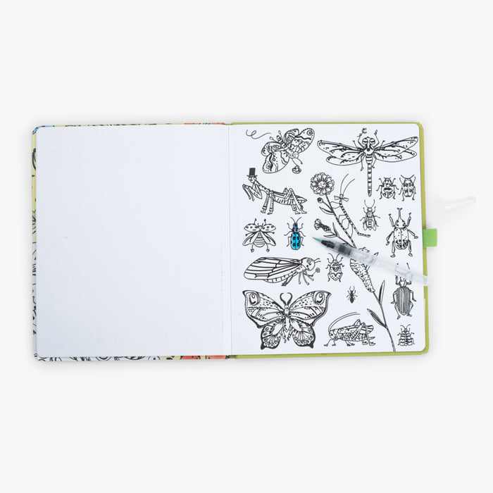 Cahier coloriage aquarelle magique - Le jardin du moulin
