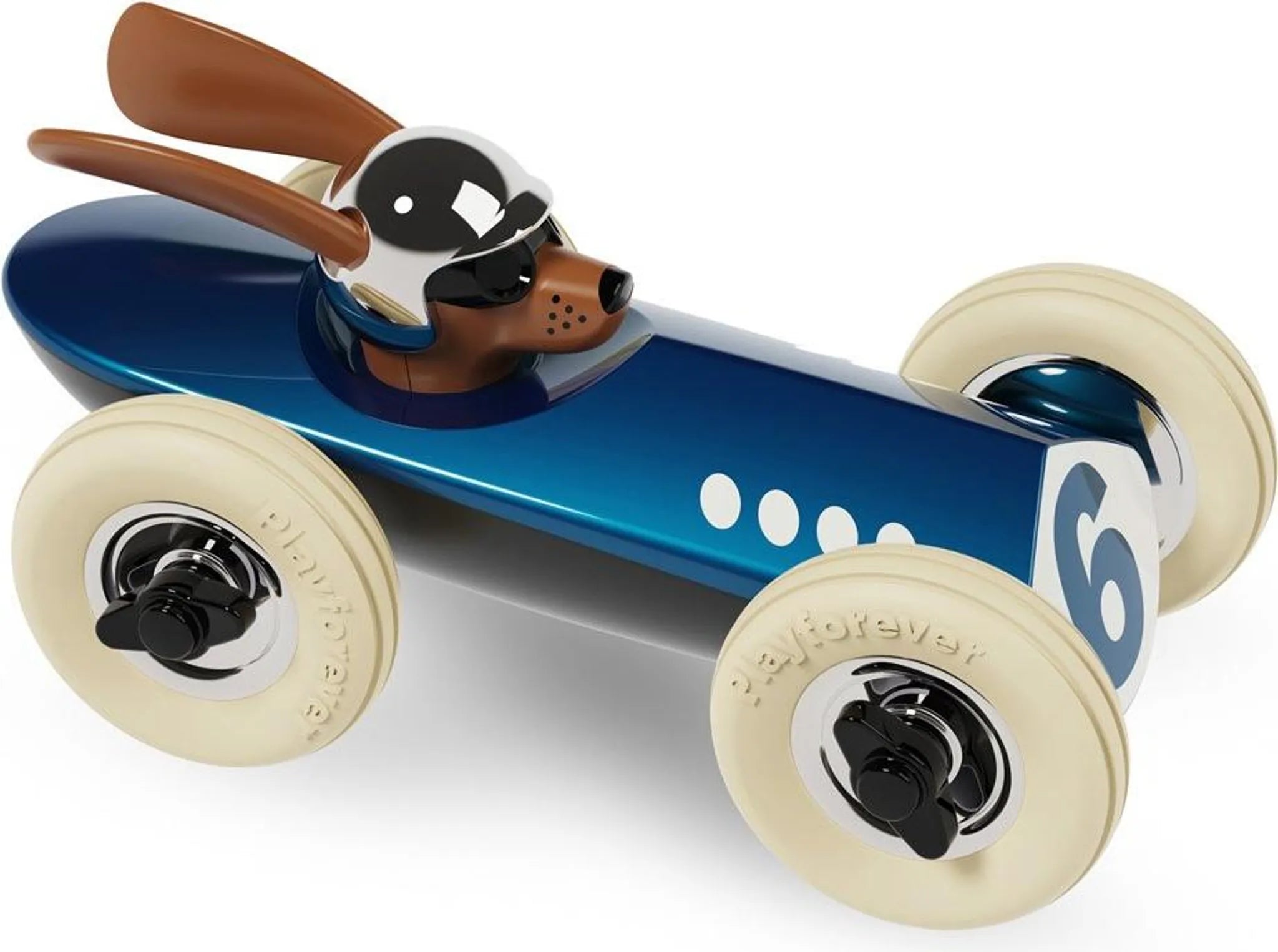 Playforever - Voiture Rufus - Bertie - Bleu - L.21cm