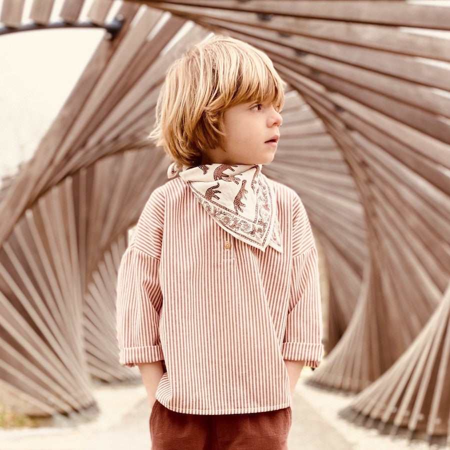 Small Foulard Manika "Bengale" Latte
