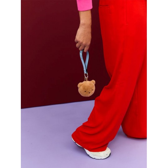 Porte-clés Ours Bobo marron bijou de sac-pendentif - 8cm