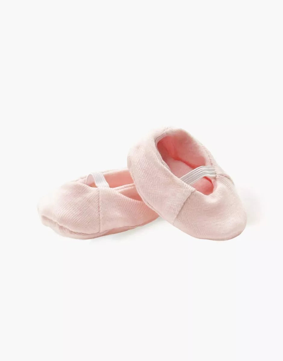 Gordis - Chaussons ballerines en jersey rose pâle
