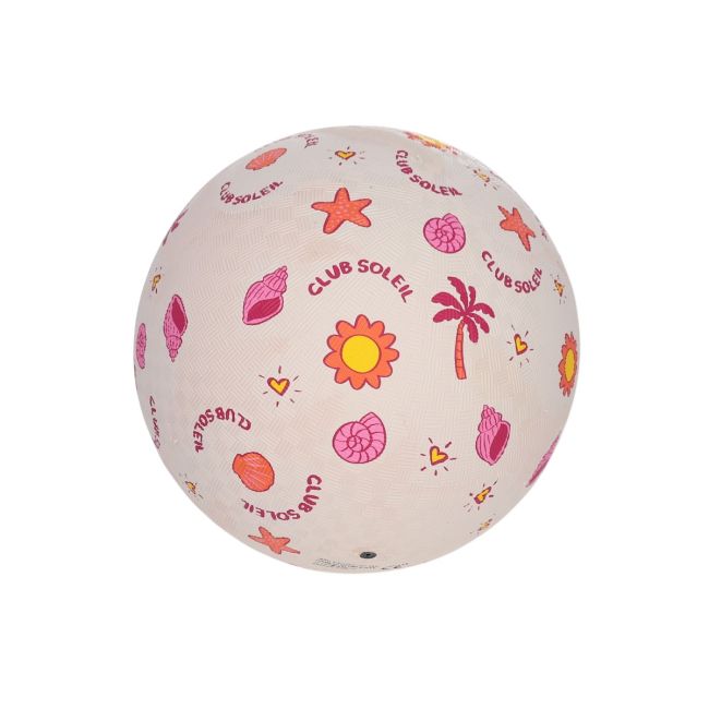 Ballon motifs coquillages fleurs bulots 20cm - Club soleil