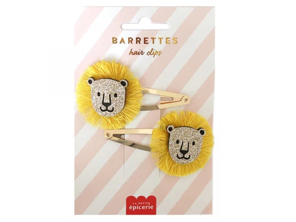 Barrettes cheveux - LION