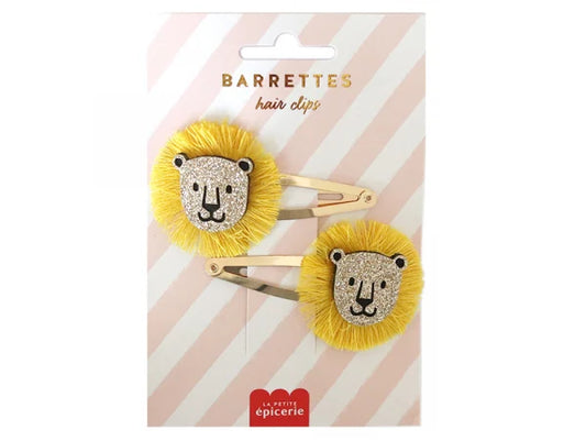 Barrettes cheveux - LION