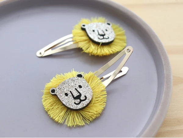 Barrettes cheveux - LION